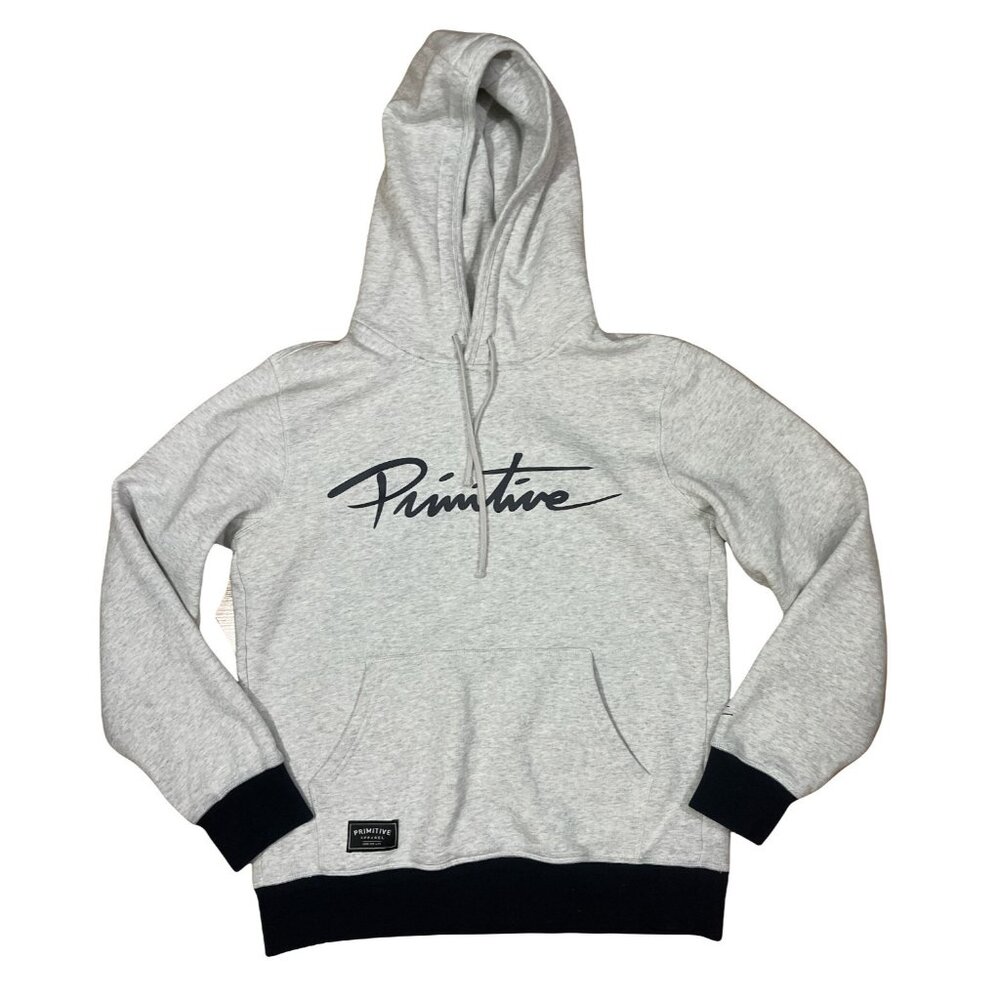 PRIMITIVE hoodie mens medium gray please read